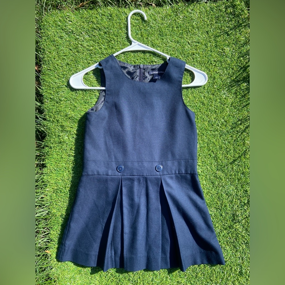 Navy Children’s Lands’ End Uniform Dress Size 6